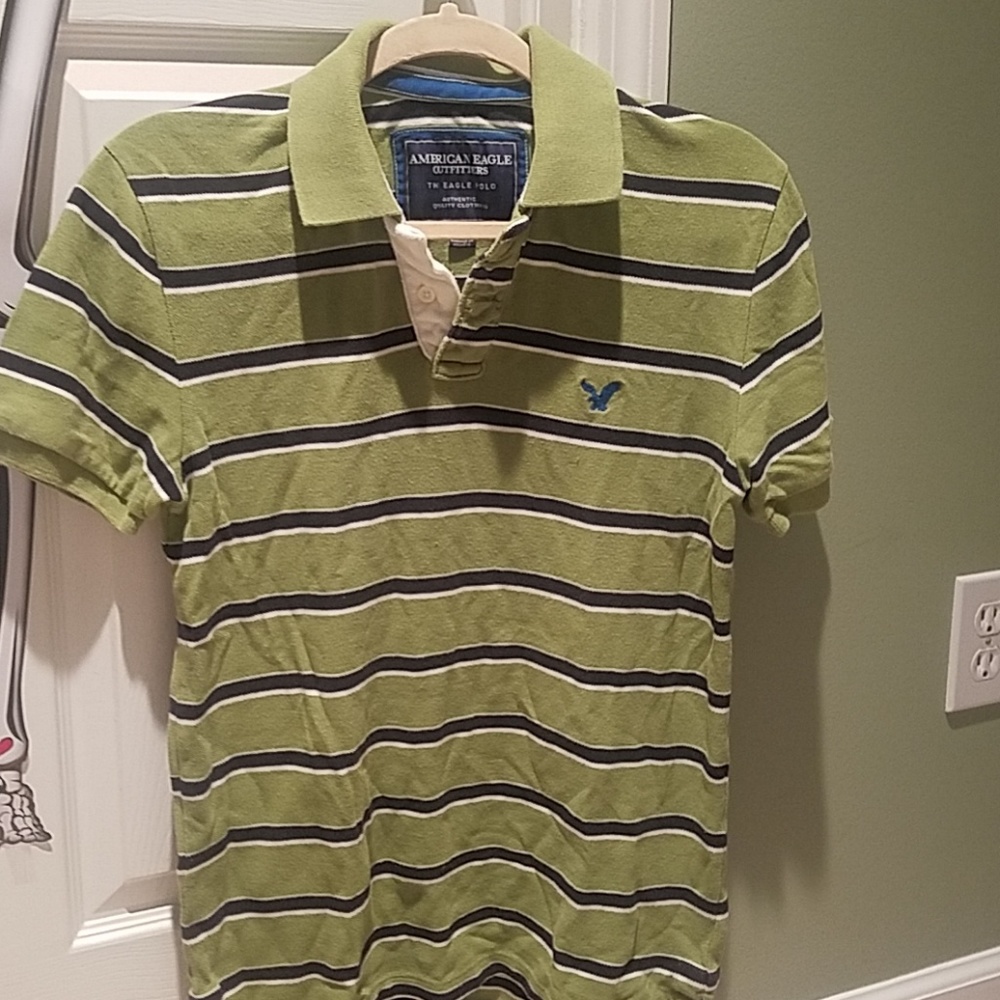 Mens American Eagle short sleeve polo shirt size x